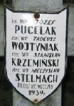 Mieczys�aw Stelmach, upami�tniony na imiennej tablicy epitafijnej na wydzielonej kwaterze na cmentarzu rzymskokatolickim w Juliopolu. 