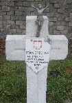 J�zef Zieli�ski upami�tniony na imiennej tablicy epitafijnej na jednej z mogi� zbiorowych cm. wojennego w Sochaczewie - Trojanowie, Al. 600-lecia. Stan z dn. 15. 01. 2005 r. (fot. Marcin Prengowski).