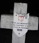 Mieczys�aw Wilk, upami�tniony na imiennej tablicy epitafijnej na cmentarzu wojennym w Sochaczewie - Trojanowie, Al. 600-lecia. Stan z 2005 r.