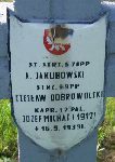 Czes�aw Dobrowolski, upami�tniony na imiennej tablicy epitafijnej na kwaterze wojennej na cmentarzu rzymskokatolickim w Rybnie. Stan z 2005r.