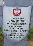 W�odzimierz Jermakowicz, upami�tniony na imiennej tablicy epitafijnej na kwaterze wojennej na cmentarzu rzymskokatolickim w Rybnie. Stan z 2005r.