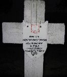 Alfon Le�niewski (Leszczy�ski), upami�tniony na imiennej tablicy epitafijnej na cmentarzu wojennym w Sochaczewie - Trojanowie, Al. 600-lecia. Stan z 2005 r.