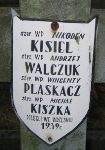 Nikodem Kisiel, upami�tniony na imiennej tablicy epitafijnej na wydzielonej kwaterze na cmentarzu rzymskokatolickim w Juliopolu.