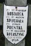Edward Prentki, upami�tniony na imiennej tablicy epitafijnej na wydzielonej kwaterze na cmentarzu rzymskokatolickim w Juliopolu.