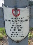 Z. Bercholc, upami�tniony na imiennej tablicy epitafijnej na kwaterze wojennej na cmentarzu rzymskokatolickim w Rybnie. Stan z 2005r.