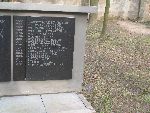 Franciszek Zaj�czkowski upami�tniony na jednej ze zbiorczych imiennych tablic pami�tkowych w obr�bie kwatery wojennej na cm. parafialnym w Rawie Mazowieckiej, ul. Tomaszowska. Stan z dn. 07. 02. 2011 r. (fot. Mariusz Kwapisz).