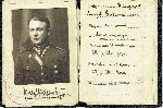 Legitymacja osobista nr 399 por. W�adys�awa Ewarysta Duczmalewskiego wystawiona dn. 8 stycznia 1937 r. przez Ministerstwo Spraw Wojskowych (dok. ze zb. rodzinnych).