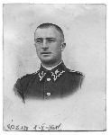 Lucjan G�ska na pocz�tku kursu unitarnego w Szkole Podchor��ych Piechoty, R�an, 1 pa�dziernika 1936 r. (fot. ze zb. rodzinnych).