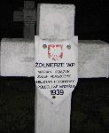 J�zef P�aszczyk, upami�tniony na imiennej tablicy epitafijnej na cmentarzu wojennym w Sochaczewie - Trojanowie, Al. 600-lecia. Stan z 2005 r.