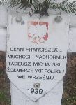 Tadeusz Michalski, upami�tniony na imiennej tablicy epitafijnej na cmentarzu wojennym w Sochaczewie - Trojanowie, al. 600-lecia. Stan z 2005r.