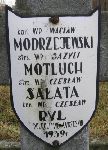 Bazyli Motluch, upami�tniony na imiennej tablicy epitafijnej na wydzielonej kwaterze na cmentarzu rzymskokatolickim w Juliopolu.