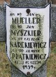 Jan Mueller (Muller), upami�tniony na imiennej tablicy epitafijnej na wydzielonej kwaterze na cmentarzu rzymskokatolickim w Juliopolu.