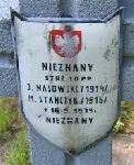 Jan Nasowski, upami�tniony na imiennej tablicy epitafijnej na kwaterze wojennej na cmentarzu rzymskokatolickim w Rybnie. Stan z 2005r.