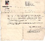 Pismo Niemieckiego Czerwonego Krzy�a do Marii Stasikiewicz w Czortkowie z 28 maja 1940 r. z zawiadomieniem o �mierci jej ma��onka, ppor. rez. J�zefa Mariana Stasikiewicza (dok. ze zb. rodzinnych).
