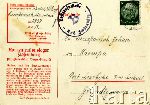 Rewers karty pocztowej do rodziny wys�anej przez Stanis�awa Szczepaniaka z niemieckiego obozu koncentracyjnego we Flossenb�rgu dn. 16 lutego 1941 r. (zbiory Archiwum Fotografii O�rodka KARTA, Pogotowie Archiwalne [PA_033, udost�pni� Piotr Balcer], sygn. OK_025830, http://foto.karta.org.pl/fotokarta/OK_025830.jpg.php).