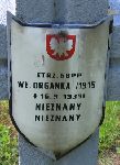 W�adys�aw Orwanka (Organka), upami�tniony na imiennej tablicy epitafijnej na kwaterze wojennej na cmentarzu rzymskokatolickim w Rybnie. Stan z 2005r.