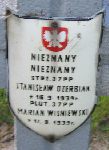 Marian Stanis�aw Wi�niewski, upami�tniony na imiennej tablicy epitafijnej na kwaterze wojennej na cmentarzu rzymskokatolickim w Rybnie. Stan z 2005r.