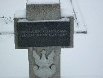 Franciszek Zaj�czkowski upami�tniony na tablicy epitafijnej na jednej z mogi� zbiorowych kwatery wojennej na cm. parafialnym w Rawie Mazowieckiej, ul. Tomaszowska. Stan z dn. 20. 02. 2011 r. (fot. Mariusz Kwapisz).