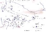Szkic dzia�ania wojsk pancernych Wojska Polskiego w I fazie bitwy nad Bzur� (9-12 wrze�nia 1939 r.) z uwzgl�dnieniem przemieszczenia poci�gu pancernego Nr 11 w rejon na wsch�d od �ychlina, oprac. Gabriel S�dkowski (dok. ze zb. G. S�dkowskiego)