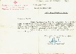 Zawiadomienie o �mierci  kpt. W�adys�awa Ewarysta Duczmalewskiego wystawione dn. 27 wrze�nia 1940 r. przez Biuro Informacyjne Polskiego Czerwonego Krzy�a dla jego matki Zofii Duczmalewskiej (dok. ze zb. rodzinnych).