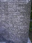 Szer. Czes�aw Bunchwalski na imiennej tablicy epitafijnej na mogile zbiorowej na cm. parafialnym w G�ownie. Stan z dn. 06. 08. 2012 r. (fot. B�a�ej Kucharski).