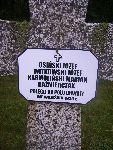 Ka�mierczak upami�tniony na imiennej tablicy epitafijnej na mogile zbiorowej na cm. wojennym w Rydwanie. Stan z dn. 31.08.2012 r. (fot. B�a�ej Kucharski).
