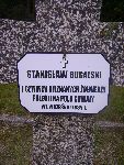 Stanis�aw Bugalski upami�tniony na imiennej tablicy epitafijnej na mogile zbiorowej na cm. wojennym w Rydwanie. Stan z dn. 31.08.2012 r. (fot. B�a�ej Kucharski).
