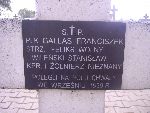Stanis�aw Wile�ski upami�tniony na imiennej tablicy epitafijnej na mogile zbiorowej w obr�bie kwatery wojennej �o�nierzy Wojska Polskiego na cm. parafii rzymskokatolickiej pw. �w. Wawrzy�ca w Kocierzewie. Stan z dn. 15.09.2012 r. (fot. B�a�ej Kucharski).