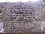 Jan �otrowski upami�tniony na imiennej tablicy epitafijnej na mogile zbiorowej w obr�bie kwatery wojennej �o�nierzy Wojska Polskiego na cm. parafii rzymskokatolickiej pw. Nawiedzenia Naj�wi�tszej Marii Panny i �w. J�zefa w Bielawach. Stan z dn. 29.09.2012 r. (fot. B�a�ej Kucharski).