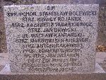 Strz. Ignacy Rojanek upami�tniony na imiennej tablicy epitafijnej na mogile zbiorowej w obr�bie kwatery wojennej �o�nierzy Wojska Polskiego na cm. parafii rzymskokatolickiej pw. Nawiedzenia Naj�wi�tszej Marii Panny i �w. J�zefa w Bielawach. Stan z dn. 29.09.2012r. (fot. B�a�ej Kucharski).
