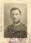 Piotr Cieka�ski jako �o�nierz 32 pu�ku piechoty (fot. ze zb. rodzinnych).