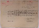 Pismo ws. depozytu J�zefa Majewskiego wys�ane w marcu 1941 r. przez Biuro Informacyjne Polskiego Czerwonego Krzy�a do E. Majewskiego, ojca J�zefa (ze zb. rodzinnych).