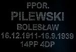 Projekt tabliczki epitafijnej z dokumentacji odnowienia mogi� �o�nierskich w 2003r. na cmentarzu wojskowym w Kiernozi