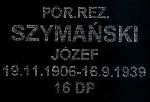 Projekt tabliczki epitafijnej z dokumentacji odnowienia mogi� �o�nierskich w 2003r. na cmentarzu wojskowym w Kiernozi