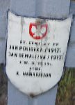 Jan Posiko�a (Posio�ka), upami�tniony na imiennej tablicy epitafijnej na kwaterze wojennej na cmentarzu rzymskokatolickim w Rybnie. Stan z 2005r.