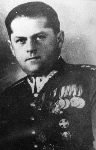 Pp�k Stanis�aw Kurcz, dow�dca 37 ��czyckiego Pu�ku Piechoty im. ks. J�zefa Poniatowskiego (fot. ze zbior�w Muzeum Regionalnego w Kutnie).