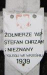Stefan Chrzan, upami�tniony na imiennej tablicy epitafijnej na cmentarzu wojennym w Sochaczewie - Trojanowie, Al. 600-lecia. Stan z 2005 r.