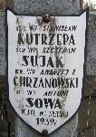 Stanis�aw Kutrzepa, upami�tniony na imiennej tablicy epitafijnej w obr�bie kwatery wojennej na cmentarzu parafialnym w Juliopolu.