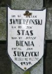 Jan Suszycki, upami�tniony na imiennej tablicy epitafijnej na wydzielonej kwaterze na cmentarzu rzymskokatolickim w Juliopolu. 