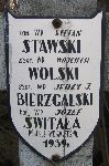 Jerzy J�zef Bierzgalski, upami�tniony na imiennej tablicy epitafijnej na wydzielonej kwaterze na cmentarzu rzymskokatolickim w Juliopolu. 