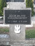 Bronis�aw Czerniawski upami�tniony na tablicy na mogile zbiorowej w obr�bie kwatery wojennej �o�nierzy Wojska Polskiego na cmentarzu parafialnym w Dmosinie.                                           Stan z dn. 19.10.2013r. (fot. B�a�ej Kucharski).