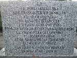Kpr. Franciszek Dworniczak upami�tniony na imiennej tablicy epitafijnej na mogile zbiorowej w obr�bie kwatery wojennej �o�nierzy Wojska Polskiego na cm. parafii rzymskokatolickiej pw. Nawiedzenia Naj�wi�tszej Marii Panny i �w. J�zefa w Bielawach.                                        Stan z dn. 14.09.2014 r. (fot. B�a�ej Kucharski). 