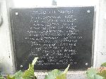 J�zef  (Sadowski ) Sad�owski upami�tniony na jednej       ze zbiorczych imiennych tablic epitafijnych mogi�y zbiorowej na cmentarzu parafialnym w Nieborowie.           Stan z dn. 28.09.2015 r. (fot. B�a�ej Kucharski). 