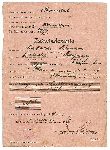 Za�wiadczenie Komisji Poborowej w Obornikach z dn. 1 czerwca 1929 r. wystawione Bernardowi Ludwikowi Szuberskiemu (dok. z archiwum rodzinnego wnuka Bartosza Szuberskiego).