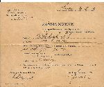 Za�wiadczenie o przysposobieniu wojskowym I stopnia Piotra Kubiaka wystawione dn. 29 sierpnia 1930 r. w �rodzie przez Obwodow� Komend� Przysposobienia Wojskowego przy Dow�dztwie 70 Pu�ku Piechoty (uwaga: b��dna dzienna data urodzenia - 12 zamiast 24) (dok. ze zb. rodzinnych).