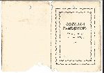Legitymacja odznaki pami�tkowej 58 pu�ku piechoty wydana dn. 15 wrze�nia 1937 r. st. strz. J�zefowi Szafra�skiemu (dok. ze zb. rodzinnych).