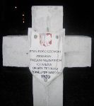 Stanis�aw Ro�ciszewski, upami�tniony na imiennej tablicy epitafijnej na cmentarzu wojennym w Sochaczewie - Trojanowie, Al. 600-lecia. Stan z 2005 r.