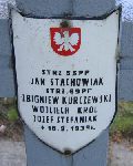 J�zef Stefaniak, upami�tniony na imiennej tablicy epitafijnej na kwaterze wojennej na cmentarzu rzymskokatolickim w Rybnie. Stan z 2005r.