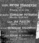 Jan Pudelski upami�tniony na tablicy nagrobnej. Fot. pochodzi ze strony http://staahoo.blox.pl/html