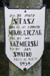 Ka�mierski, upami�tniony na imiennej tablicy epitafijnej na wydzielonej kwaterze na cmentarzu rzymskokatolickim w Juliopolu.